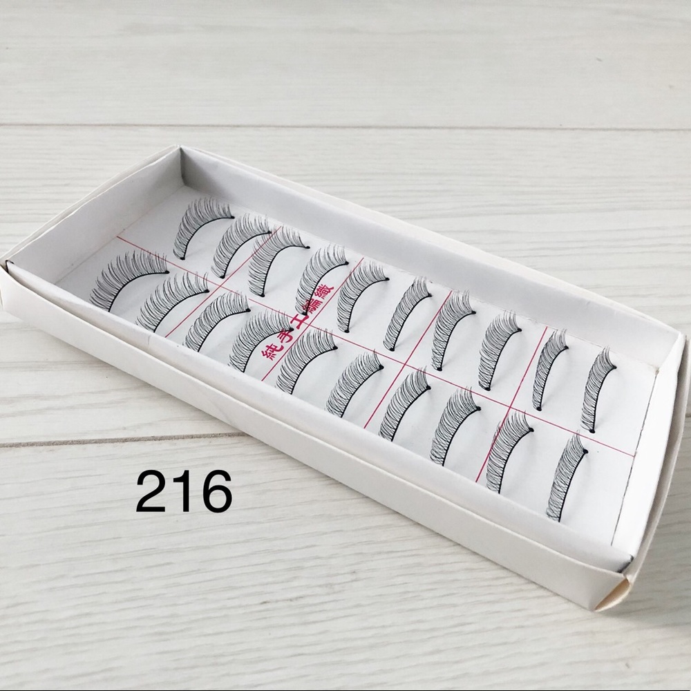 #216 Handmade Eyelashes 10 Pairs/ pack